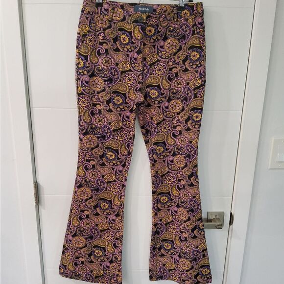 ModCloth Way Out Yonder Flared Pants Size 10 - Picture 2 of 13